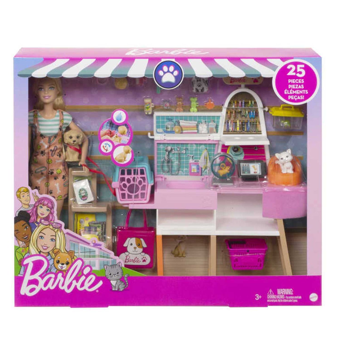 Mattel - Barbie Negozio Degli Animali GRG90