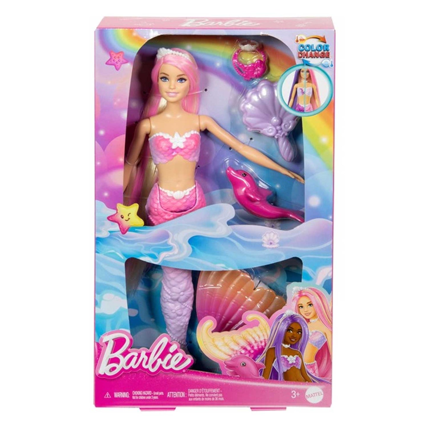 Mattel - Barbie Sirena Colori Del Mare HRP97