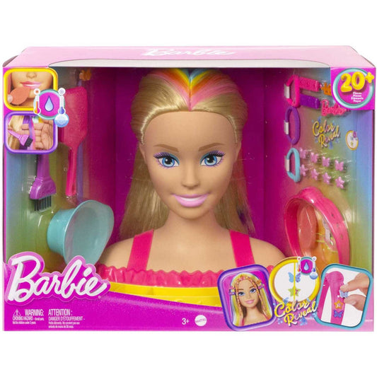 Mattel - Barbie Styling Head Capelli Arcobaleno HMD78