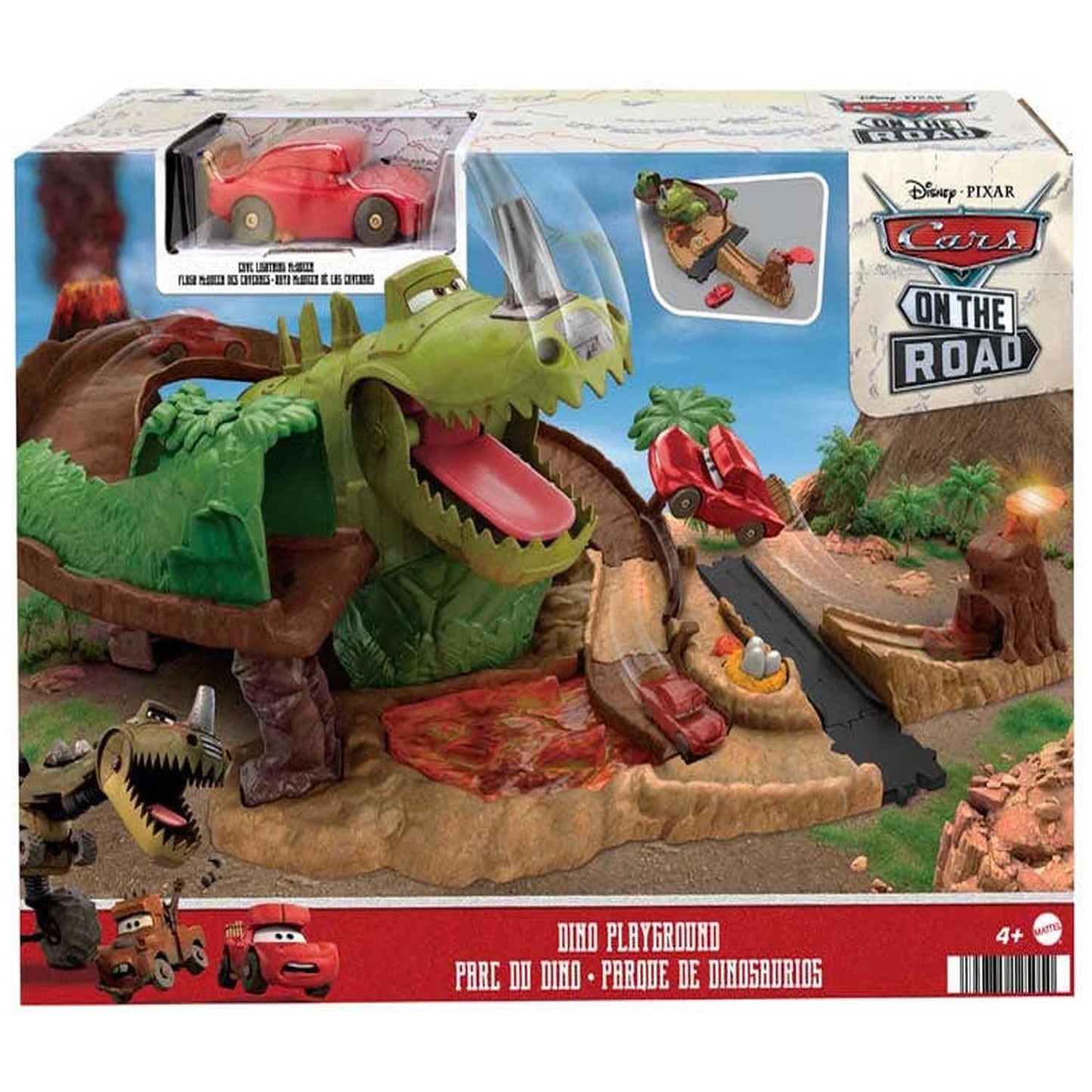 Mattel - Cars Pista Parco Dinosauri HMD74