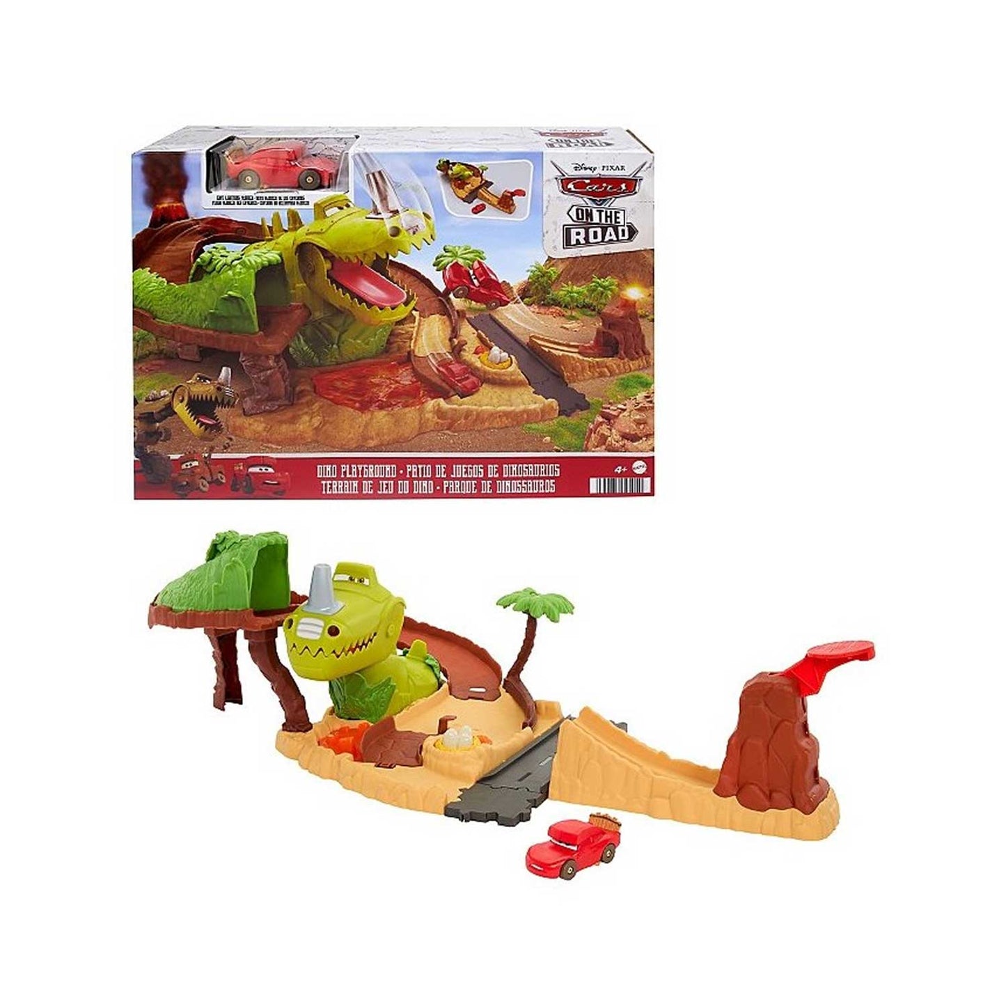 Mattel - Cars Pista Parco Dinosauri HMD74
