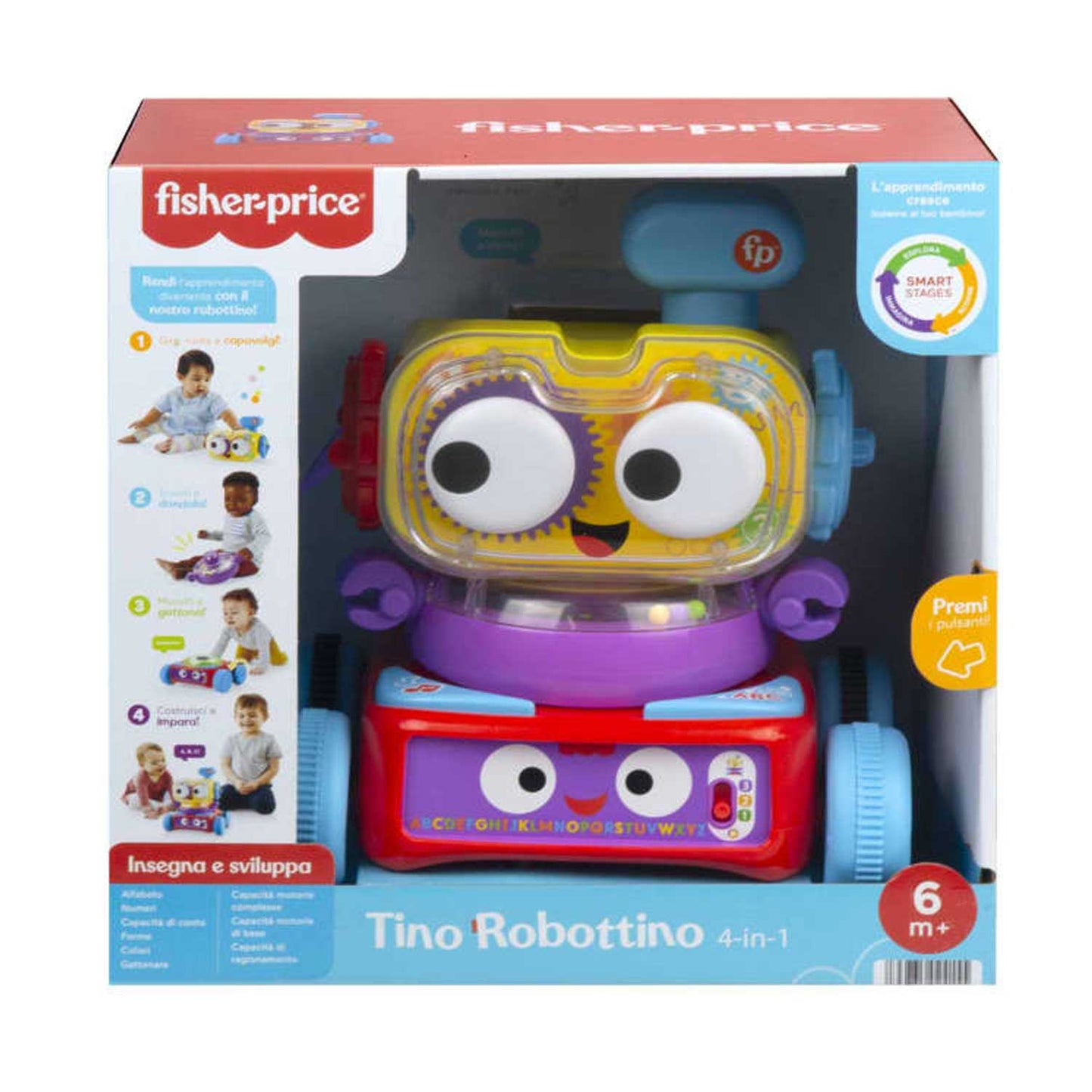Fisher Price  - Tino Robottino 4 In 1 HDJ16