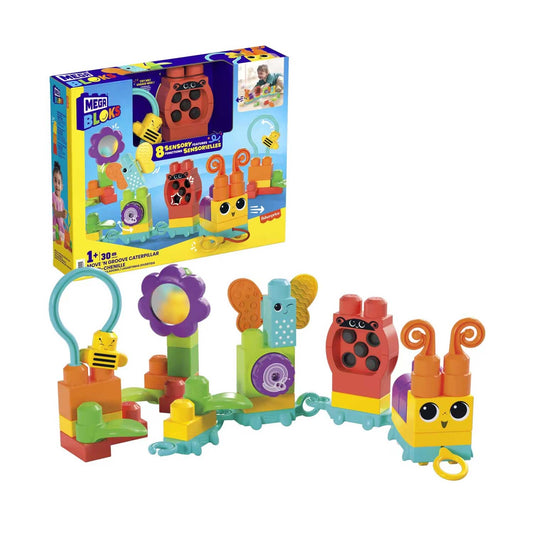 Mattel - Mega Bloks Bruco Muovi E Suona HKN44