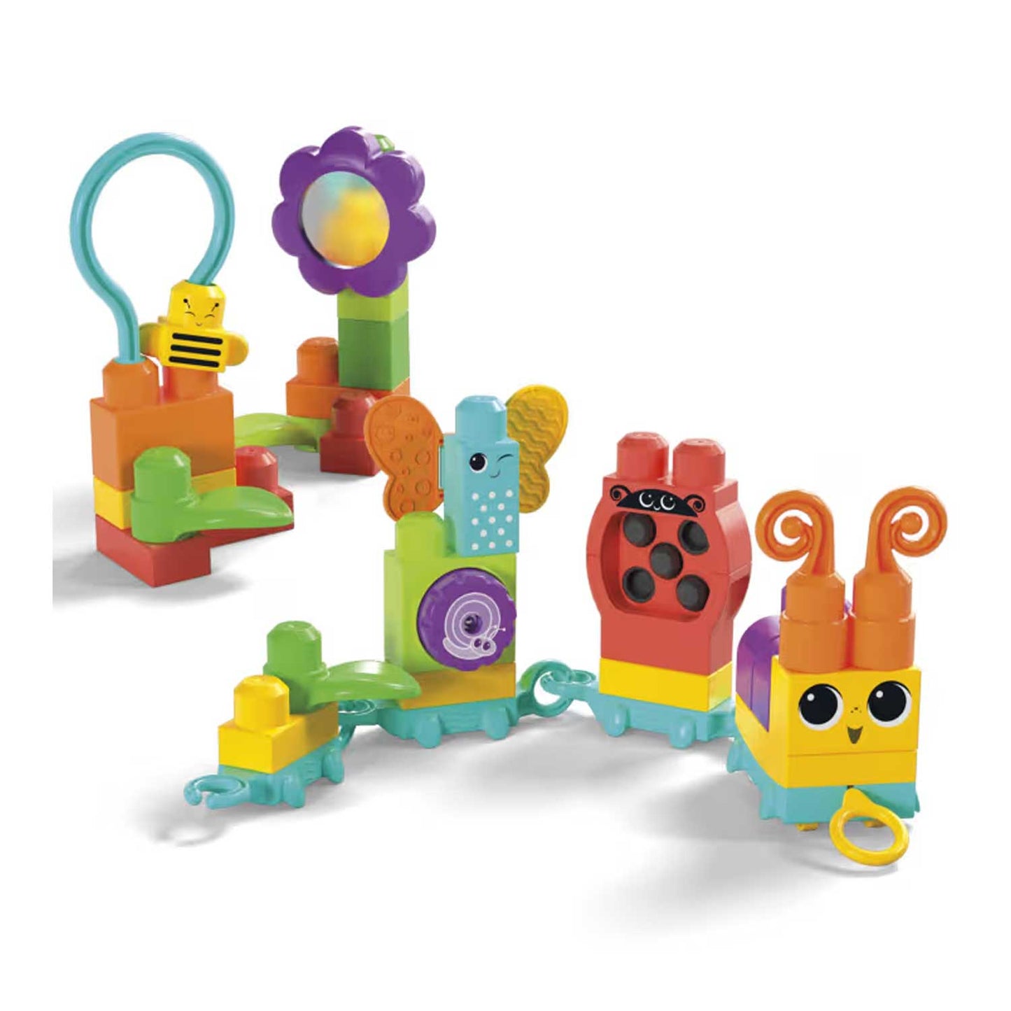 Mattel - Mega Bloks Bruco Muovi E Suona HKN44