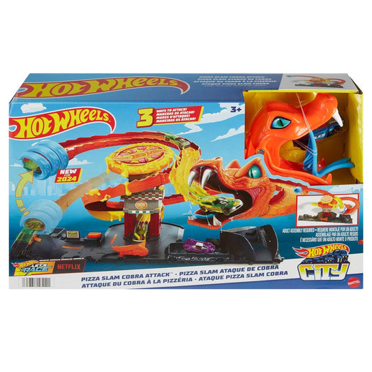 Mattel - Hot Wheels City Attacco Del Cobra In Pizzeria HTN81