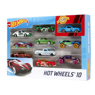 Mattel - Hot Wheels Confezione 10 Veicoli Assortiti 54886