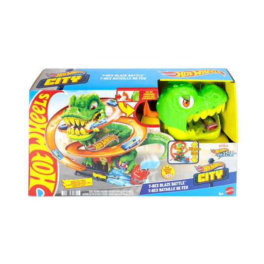Mattel - Hot Wheels: City T-Rex Battaglia Infuocata JBM73