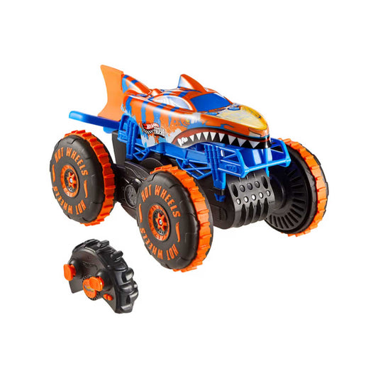 Mattel - Hot Wheels Monster Trucks Tiger Shark Super Scalatore Radiocomandato 1.15 JFR39