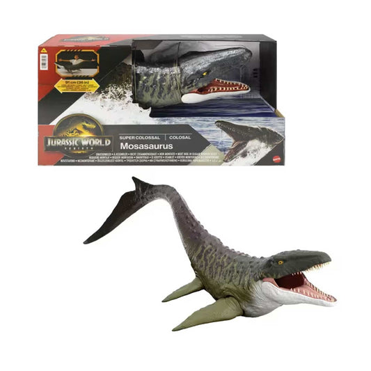 Mattel - Jurassic World: Rebirth Mosasauro Supercolossale JGB51
