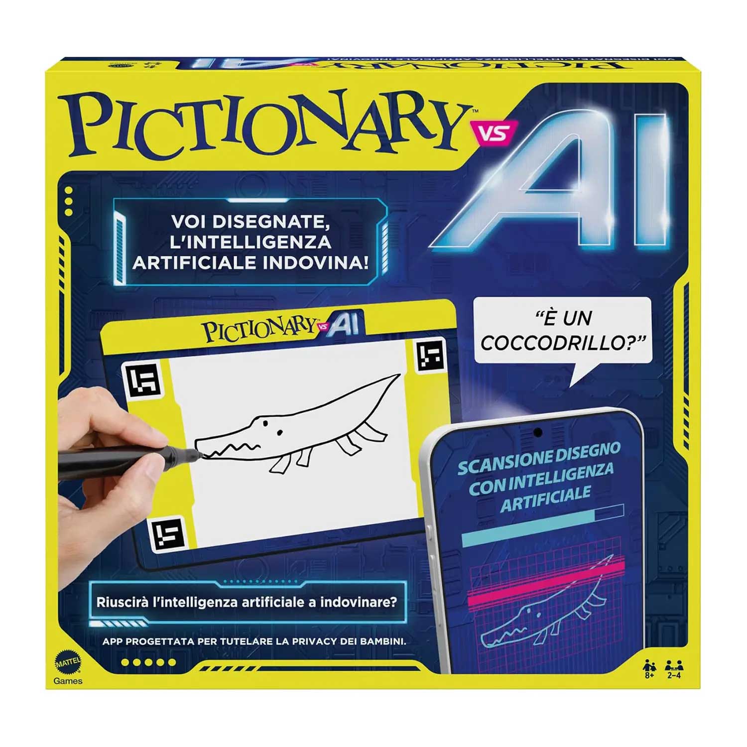 Mattel - Linea Games: Pictionary Vs. Ai HYH79 – Iperbimbo