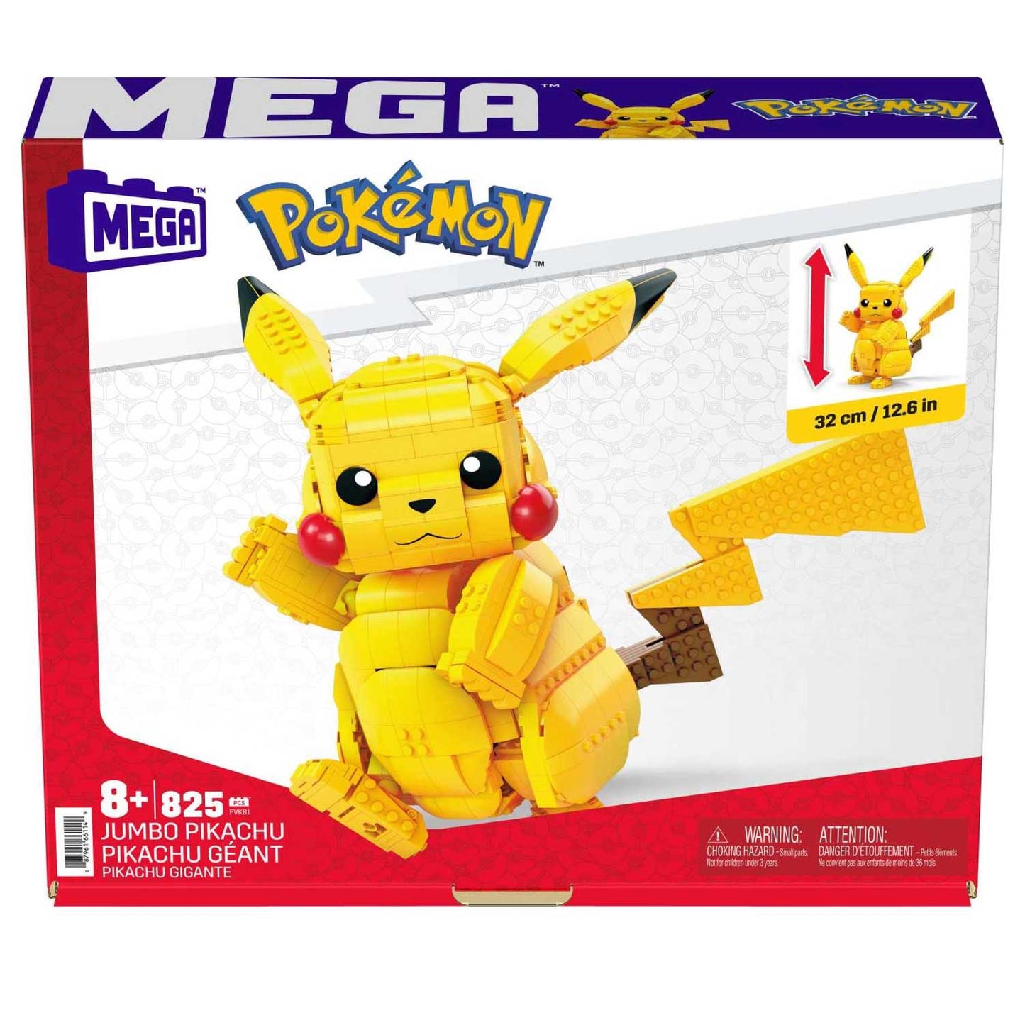 Mattel - Mega Bloks Pokémon Pikachu Giant FVK81