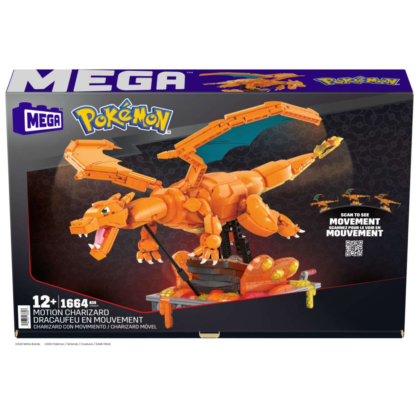 Mattel - Mega Pokémon Kinetic Charizard HMW05