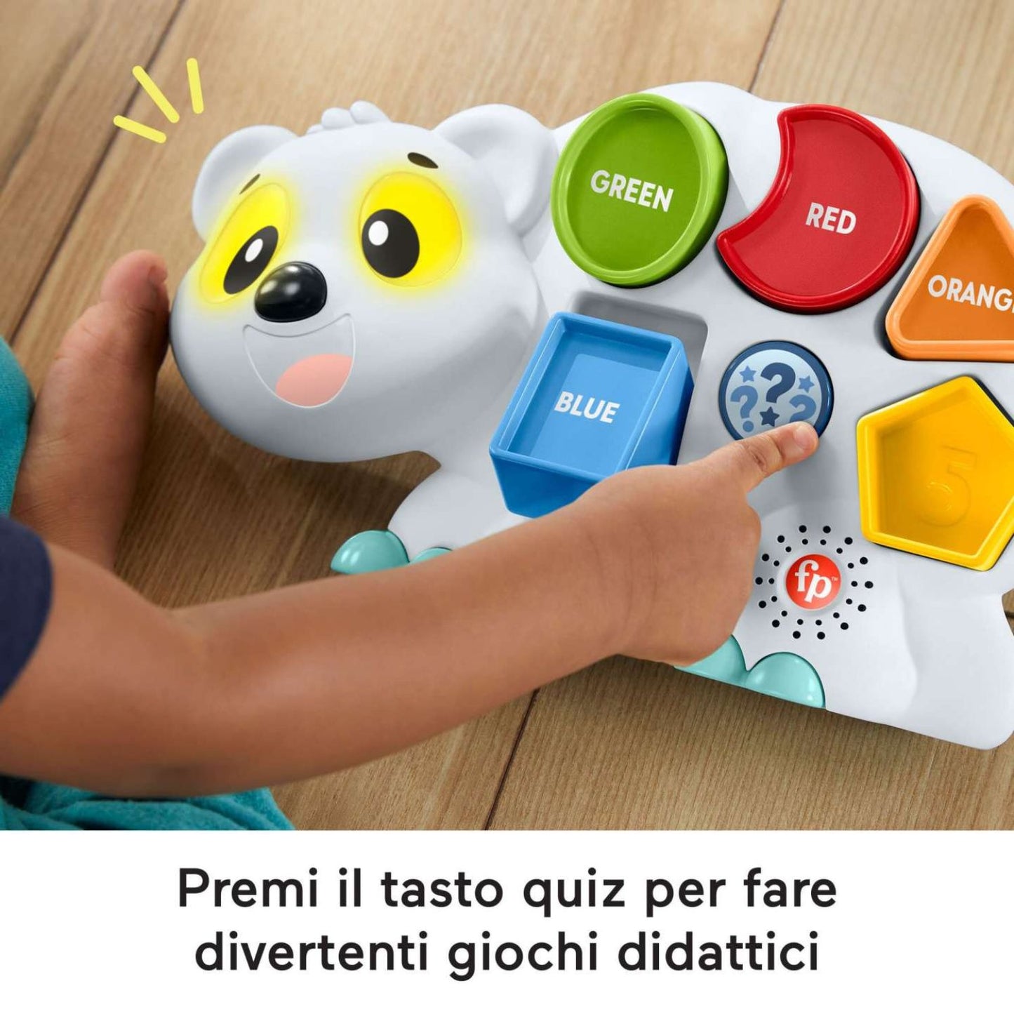 Fisher Price - Parlamici Fabietto Orsetto Forme E Colori HRB80