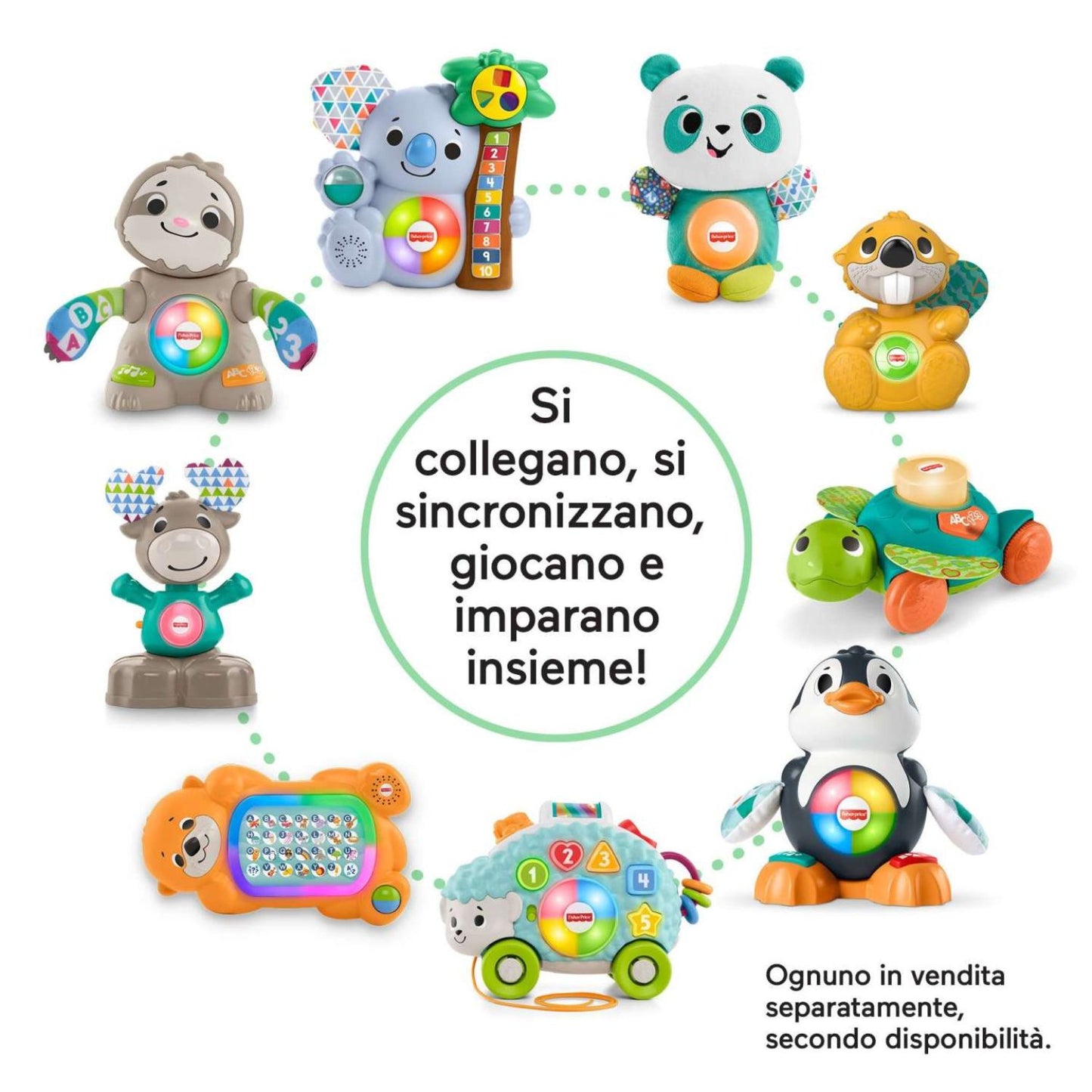 Fisher Price - Parlamici Fabietto Orsetto Forme E Colori HRB80