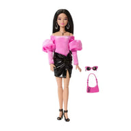 Mattel - Barbie Fashionista Deluxe Style Asiatica Vestito Bicolor JJN76