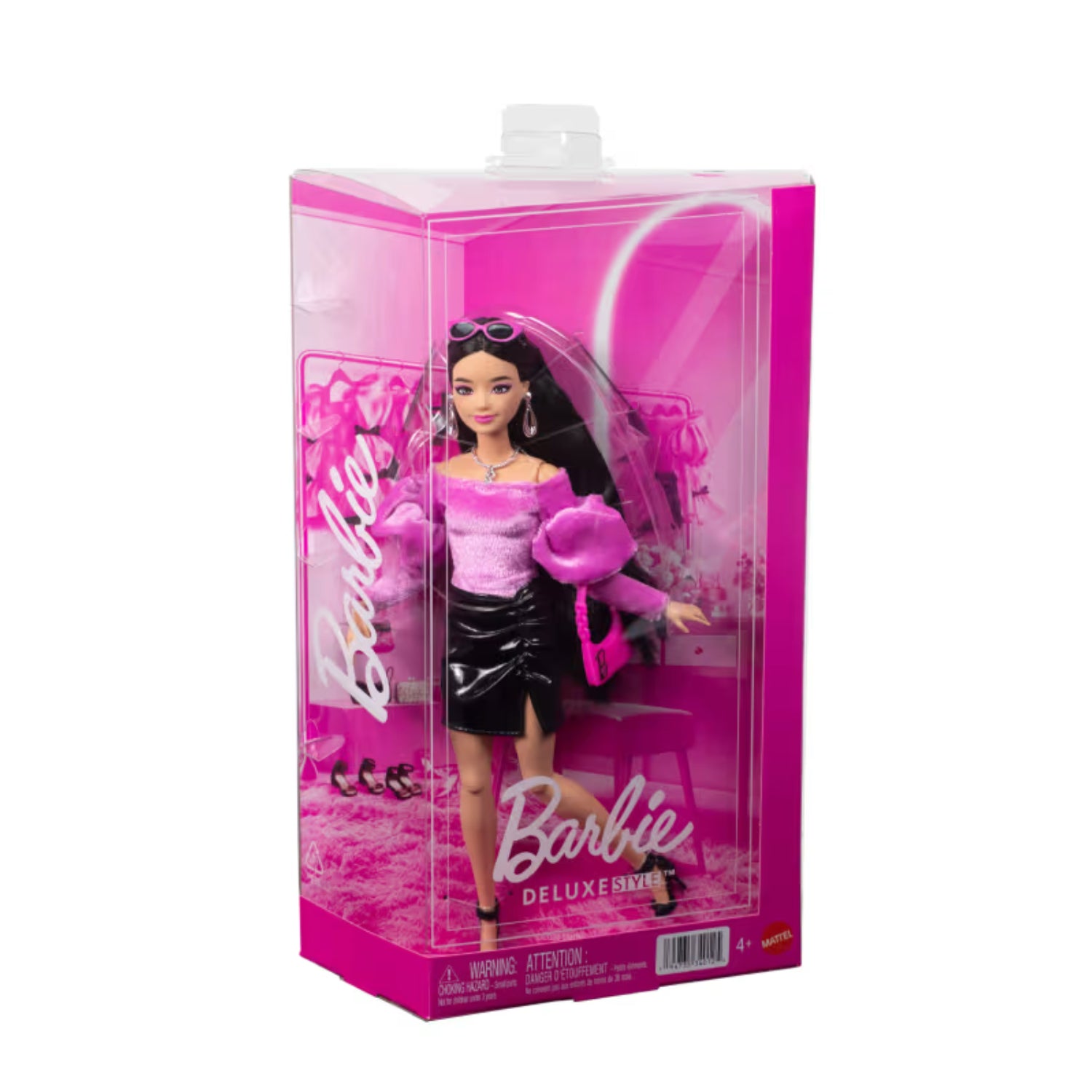 Mattel - Barbie Fashionista Deluxe Style Asiatica Vestito Bicolor JJN76