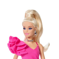 Mattel - Barbie Fashionista Deluxe Style Bionda Vestito Fucsia JJN73