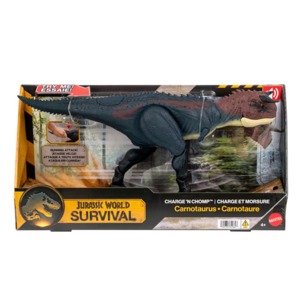 Mattel - Jurassic World Carnotauro Carica E Attacca JKG85