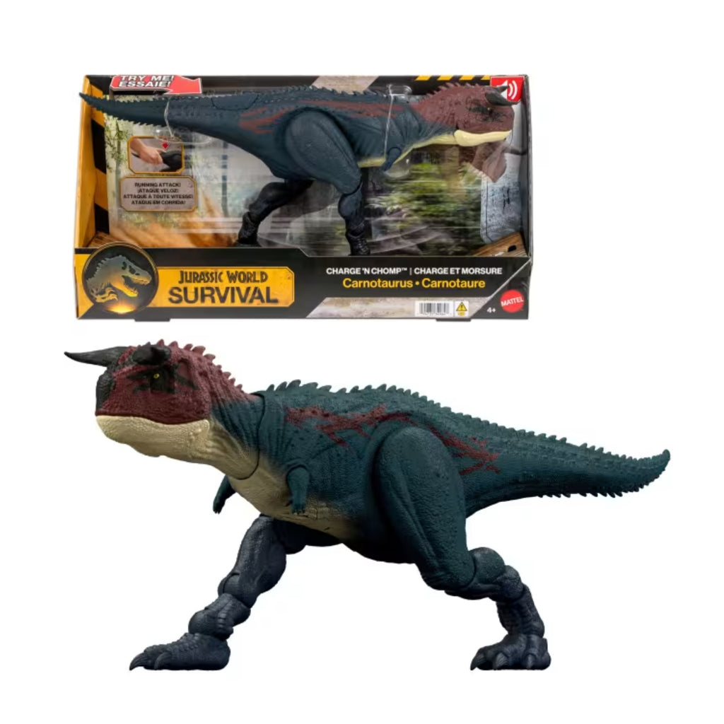 Mattel - Jurassic World Carnotauro Carica E Attacca JKG85