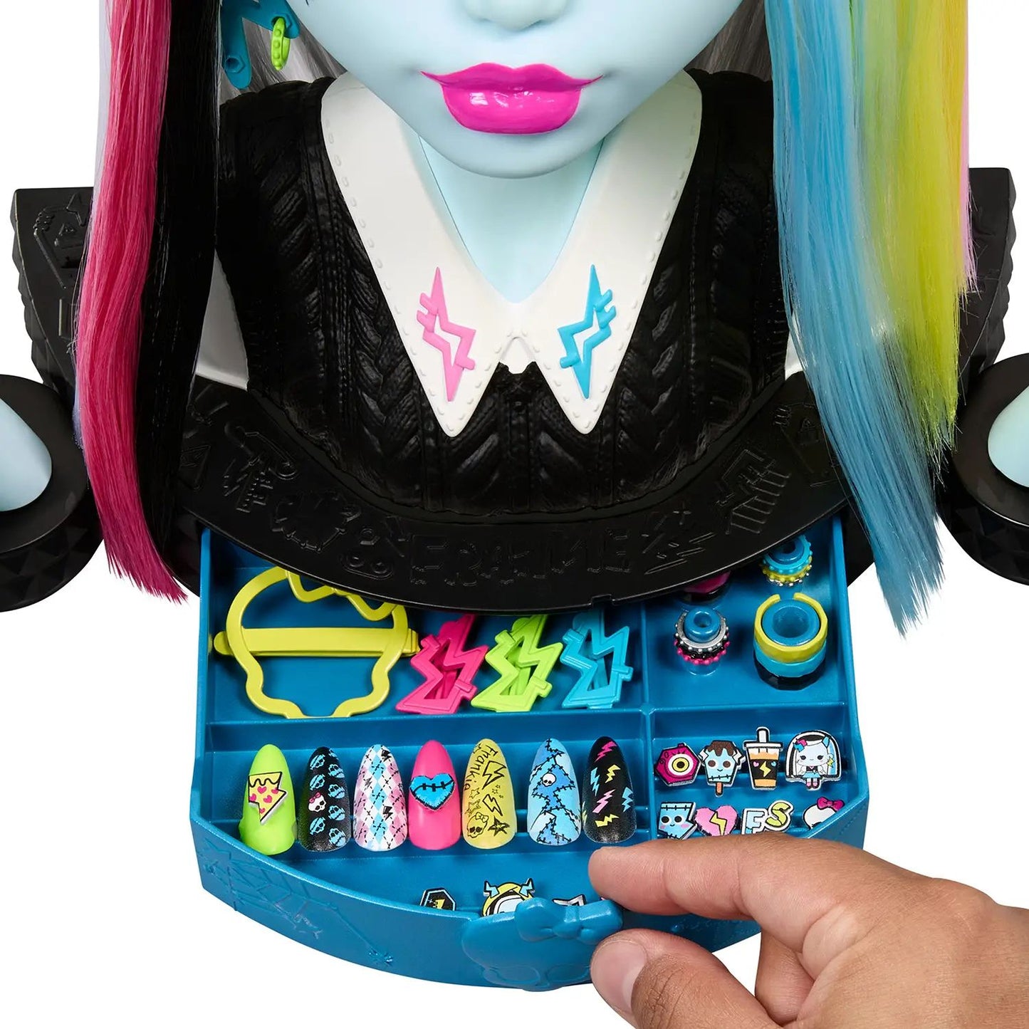 Mattel - Monster High Frankie Stein Styling Head con Accessori HRP71