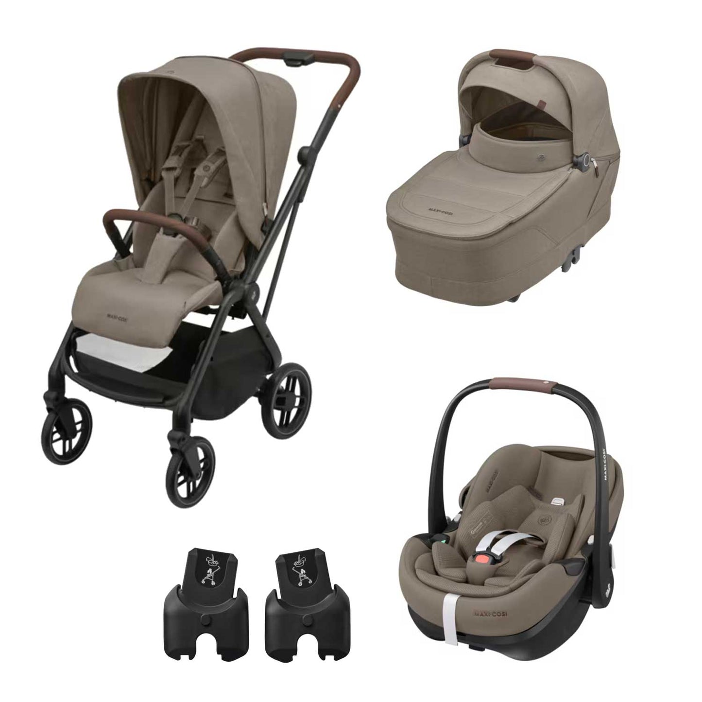 Maxi Cosi - Leona2 + Navicella Sense + S.A. Pebble 360 Pro2 Isize