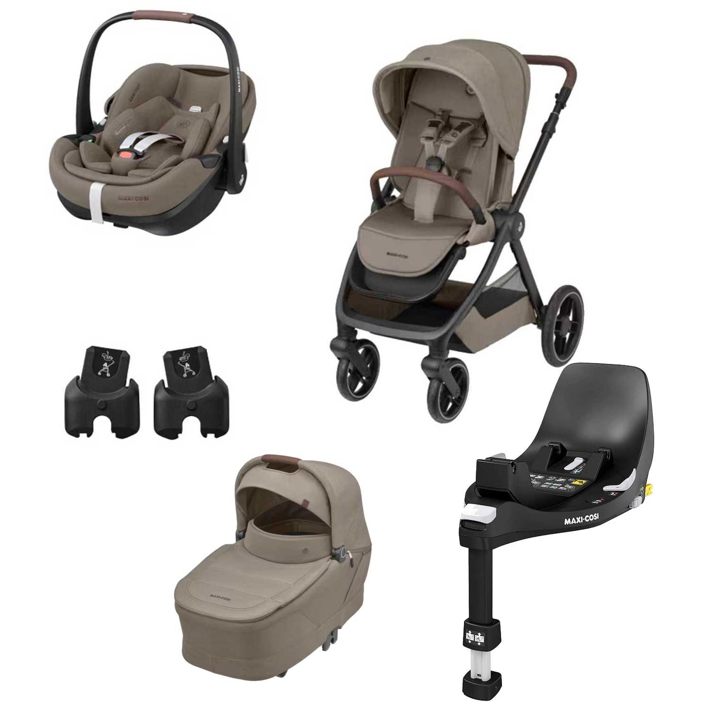 Maxi Cosi - Trio Oxford Plus Con Pebble 360 Pro2 + Family Fix 360 Pro Omaggio