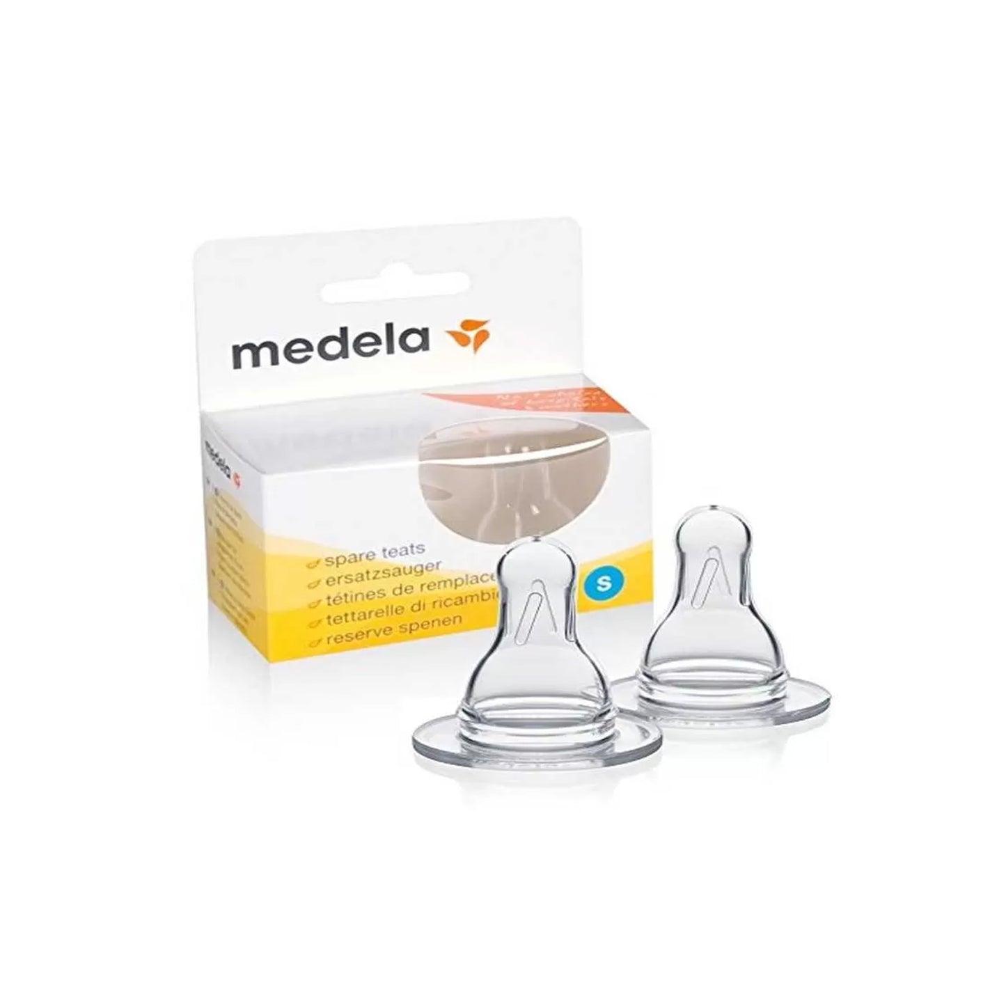 Medela - Slow Flow Silicone Teats 2 pcs