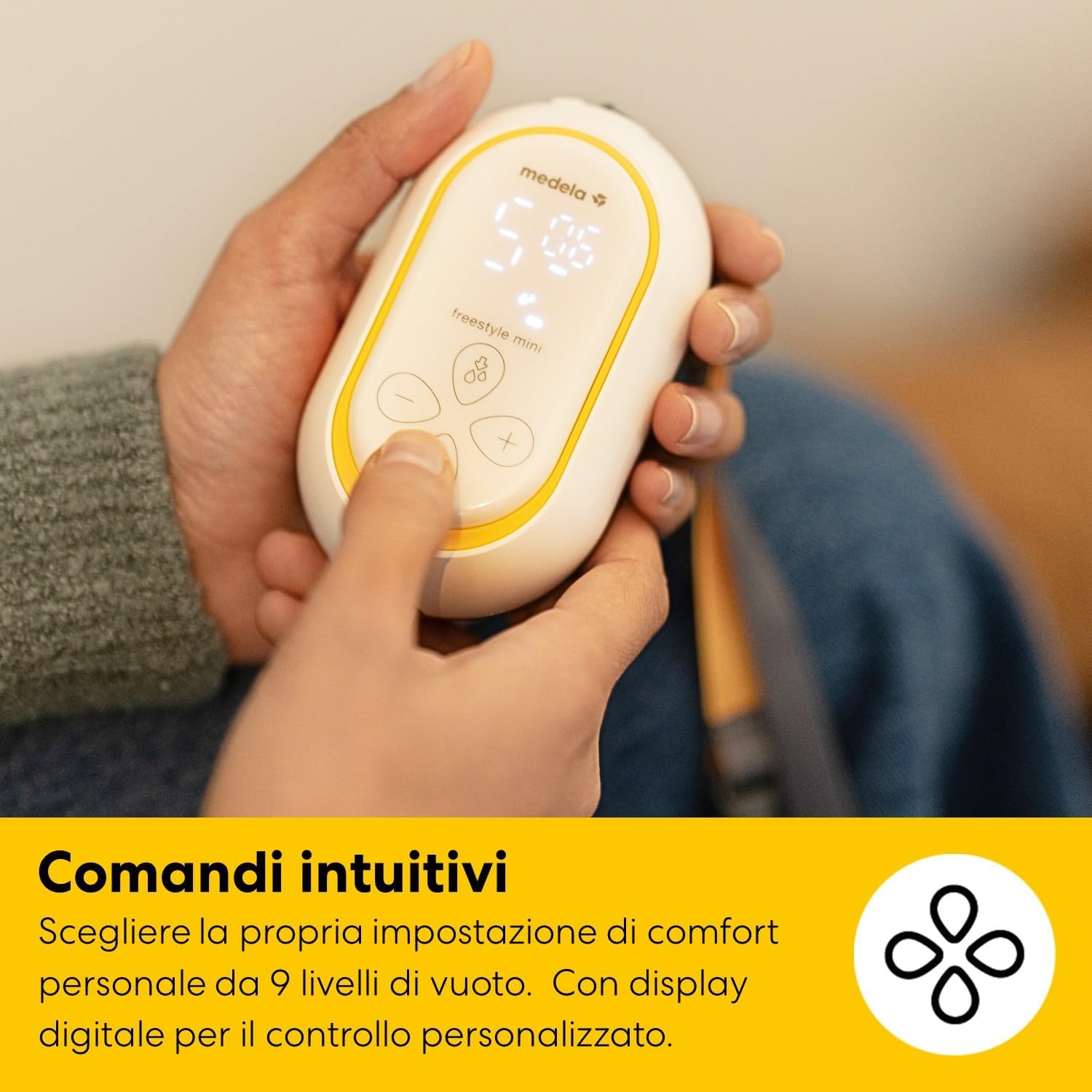 Medela - Tiralatte Fs Mini Hands Free Doppio