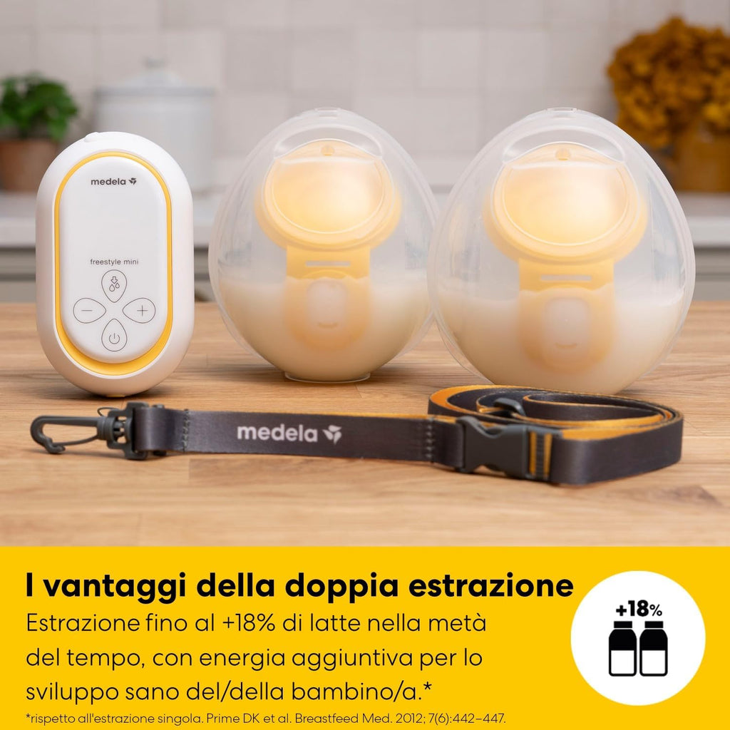 Medela - Tiralatte Fs Mini Hands Free Doppio