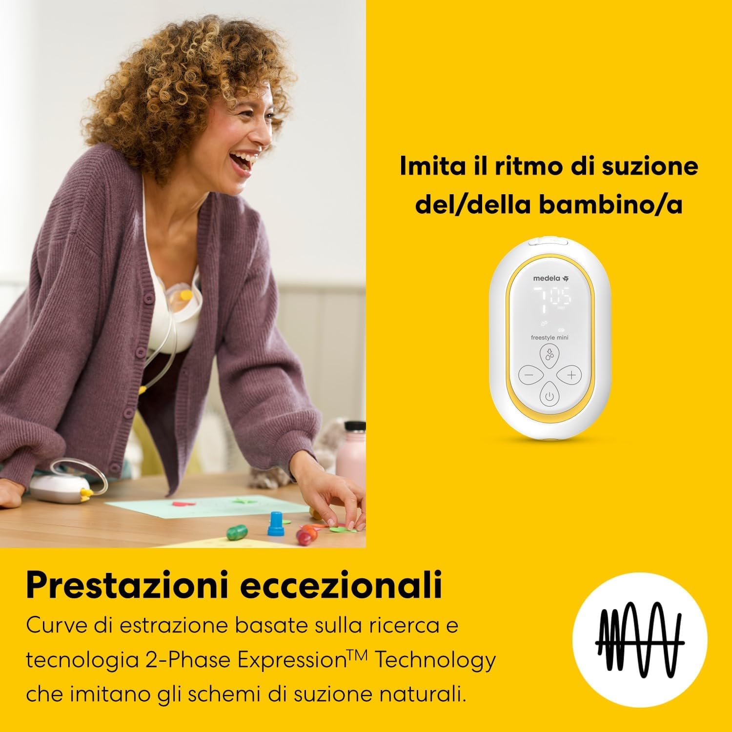 Medela - Freestyle Mini Hands Free Singolo