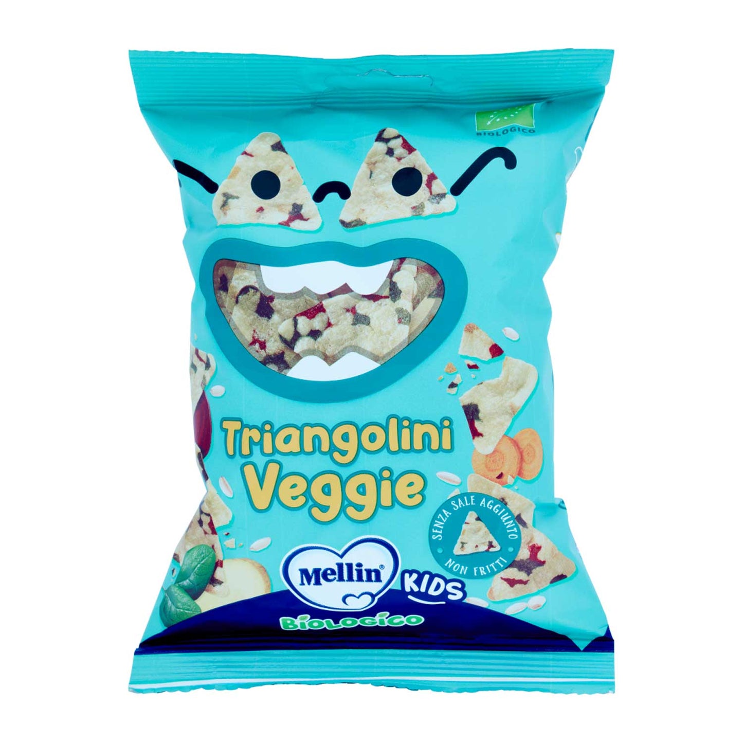 Mellin - Snack Triangolini Veggie: Confezione 30 gr