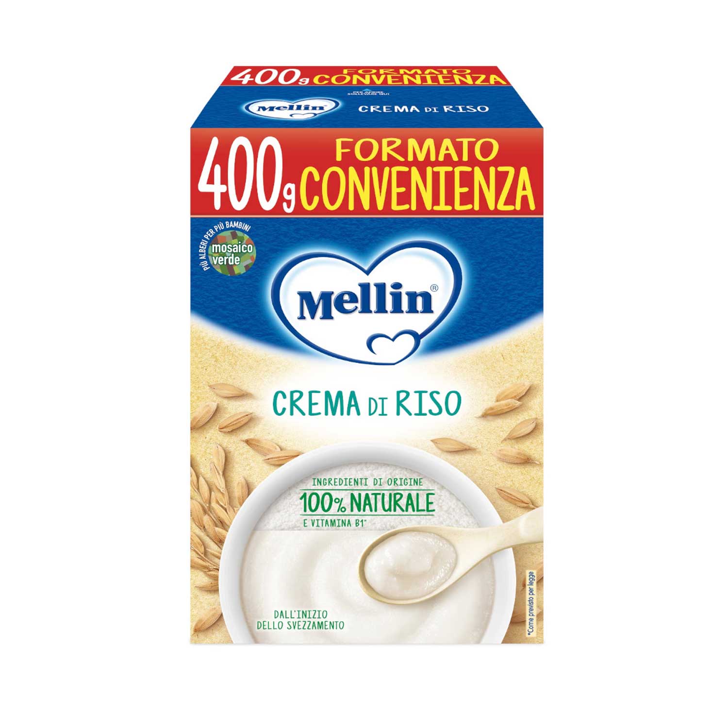Creama Riso Mellin - Crema Riso: Confezione 400 gr – Iperbimbo
