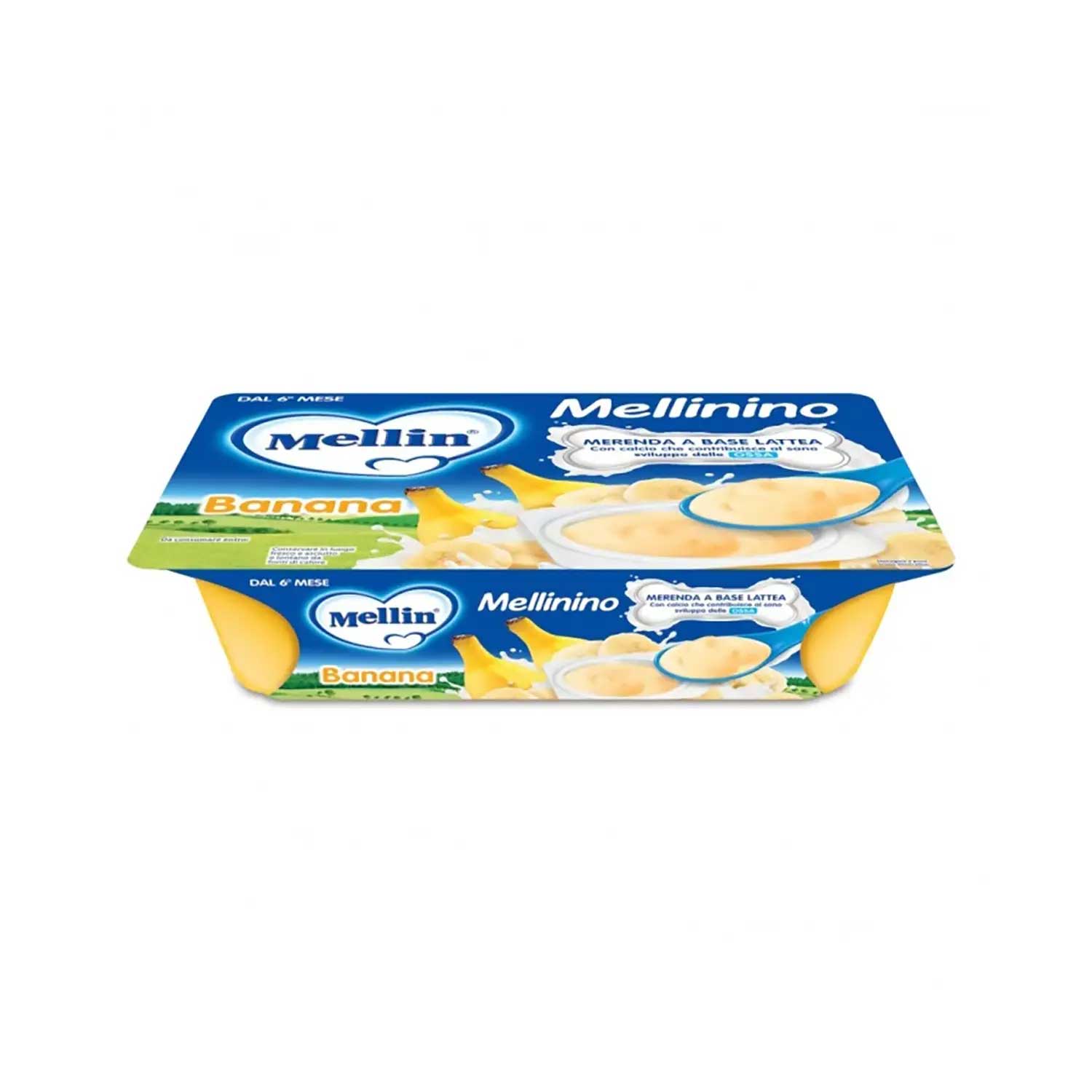 Mellin - Mellino Banana: Confezione 55x6 gr