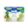 Mellin - Omogeneizzati Piselli Zucchine Carote: Confezione 2x130 gr