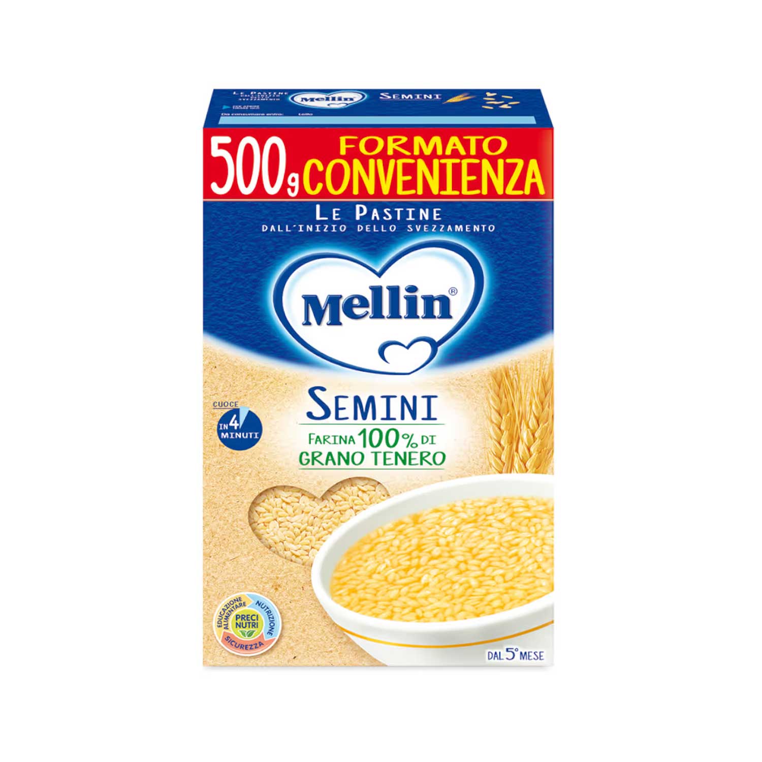 Mellin - Pastina: Confezione 500 gr