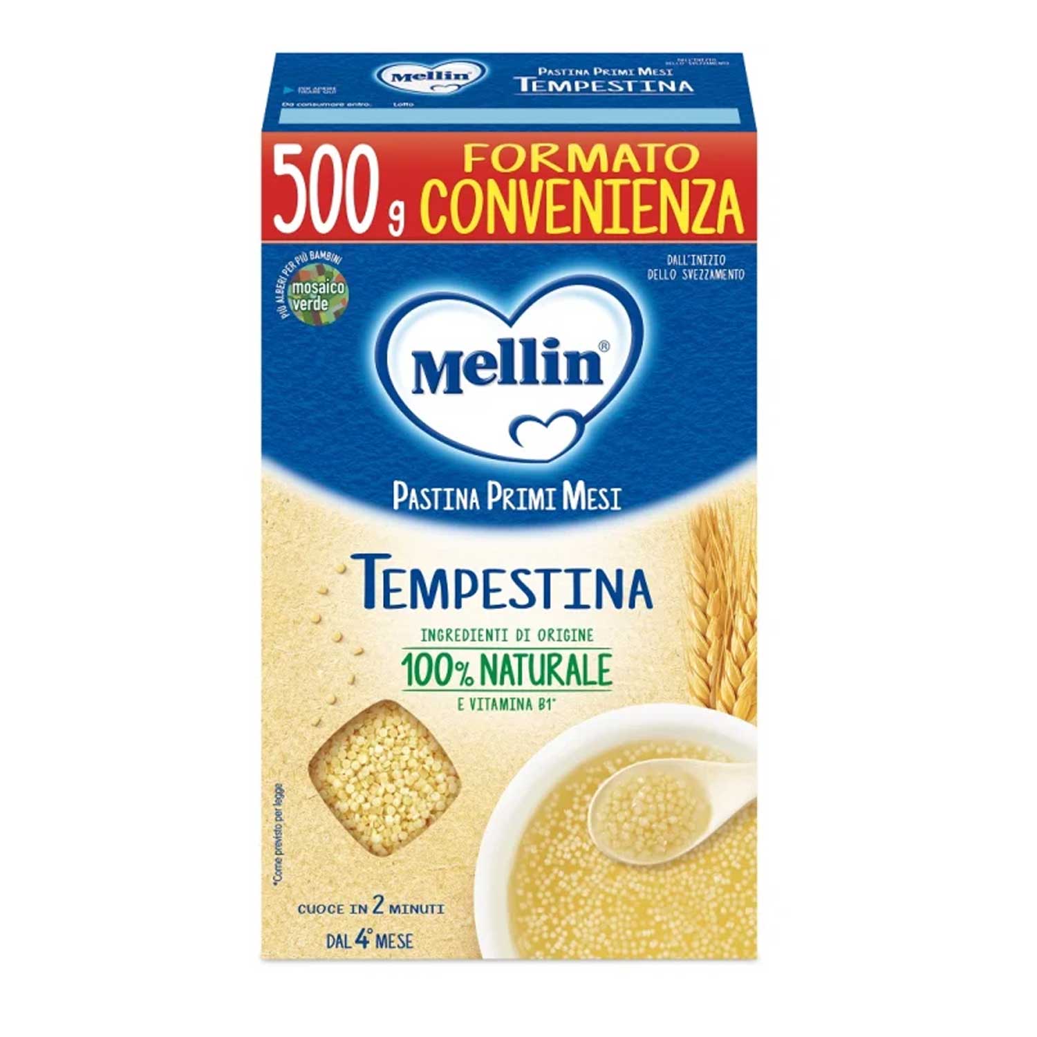Mellin - Pastina: Confezione 500 gr