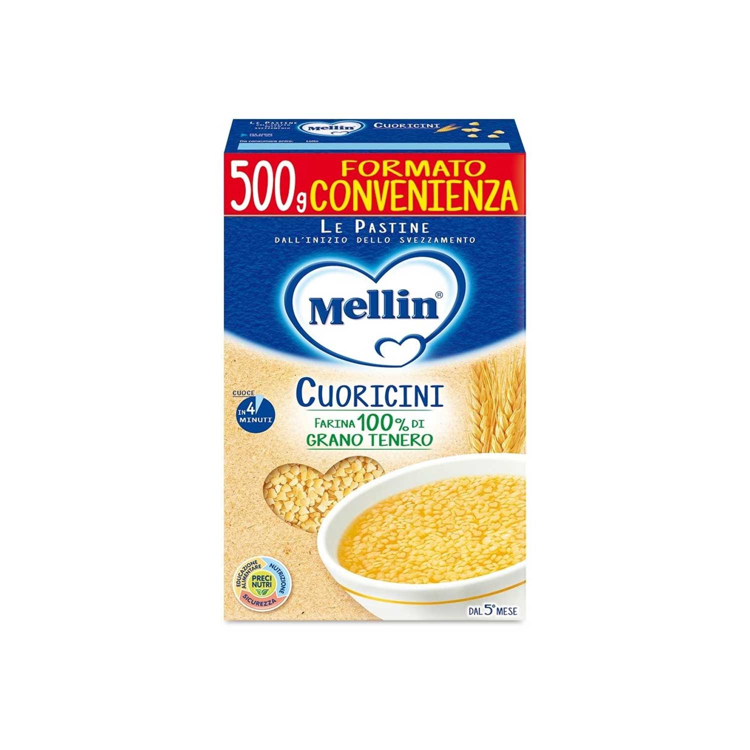 Mellin - Pastina: Confezione 500 gr