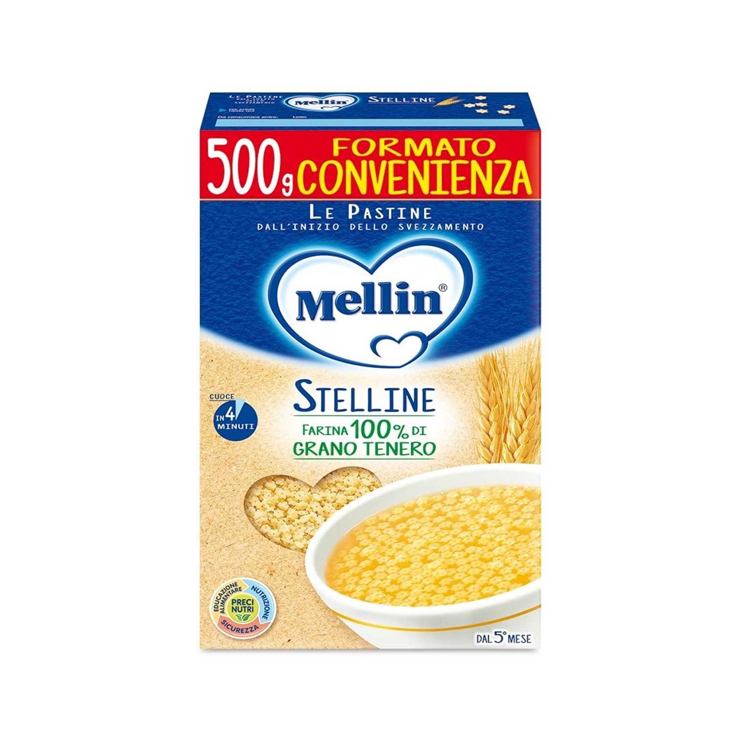 Mellin - Pastina: Confezione 500 gr