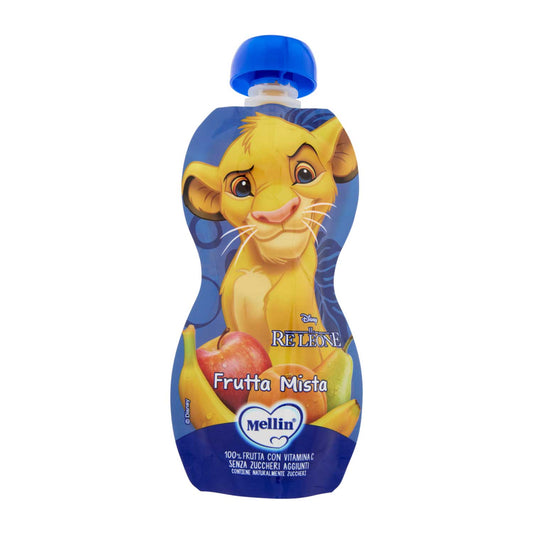 Mellin - Pouch Disney Re Leone Frutta Mista: Confezione 110 gr