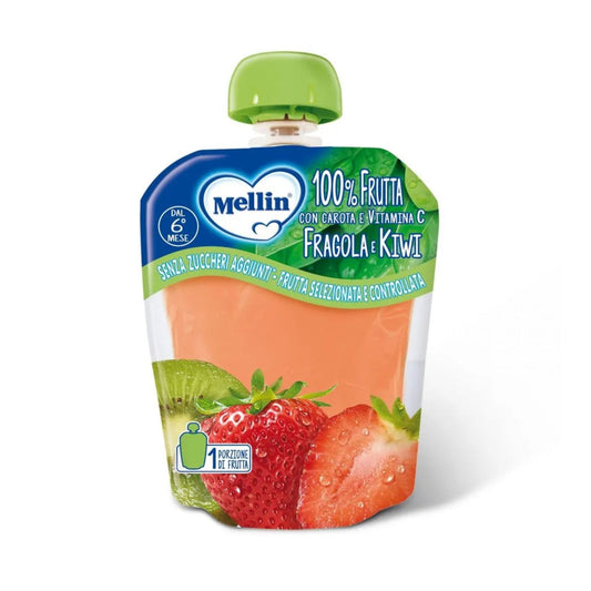 Mellin - Pouch Fragola Kiwi: Confezione 90 gr