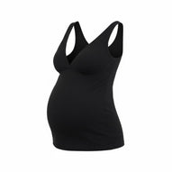 Mysanity - Canotta Gestante Ed Allattamento Bamboo Nero