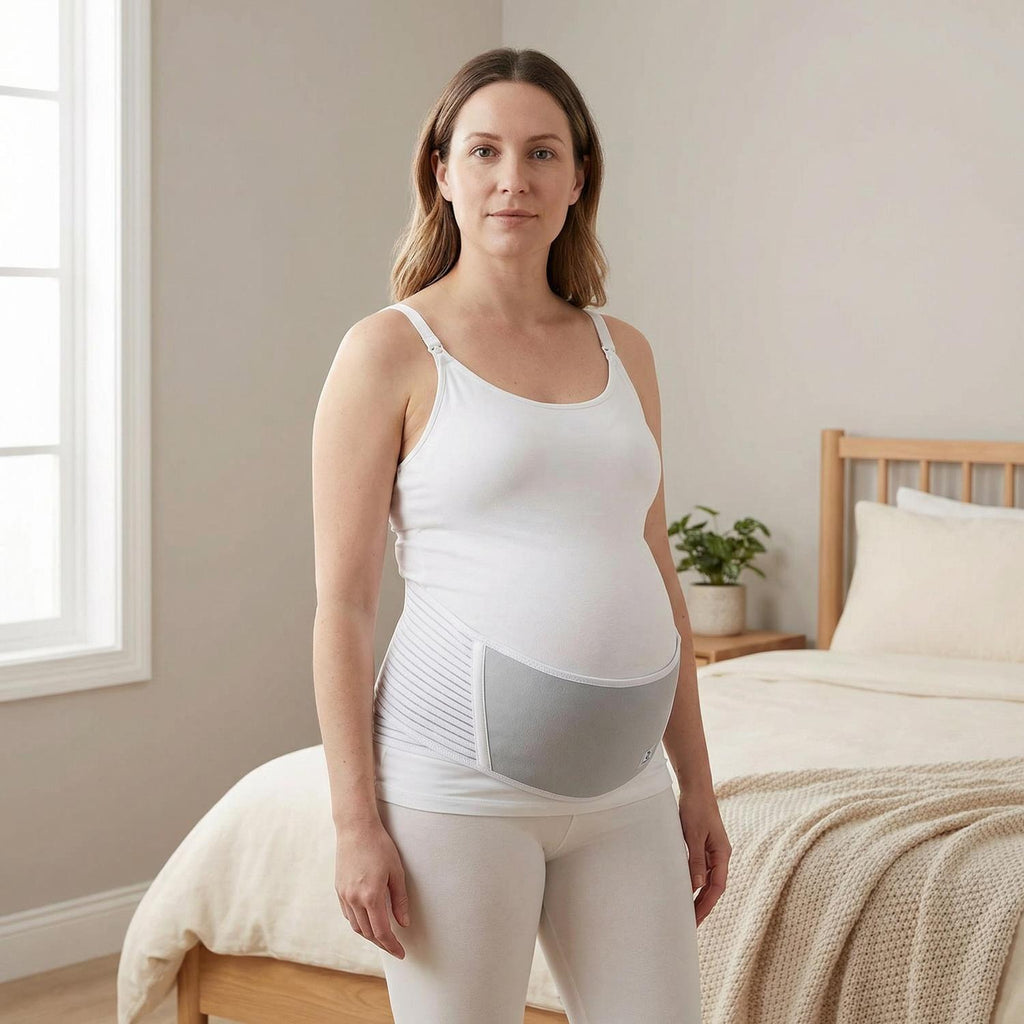 Mysanity - Fascia Gravidanza Belly Belts Bianco