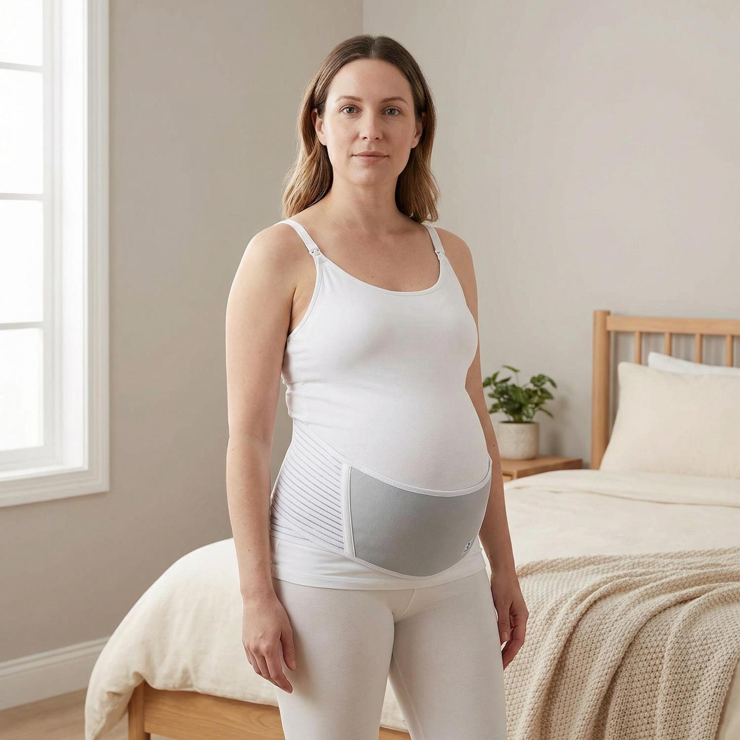 Mysanity - Fascia Gravidanza Belly Belts Bianco