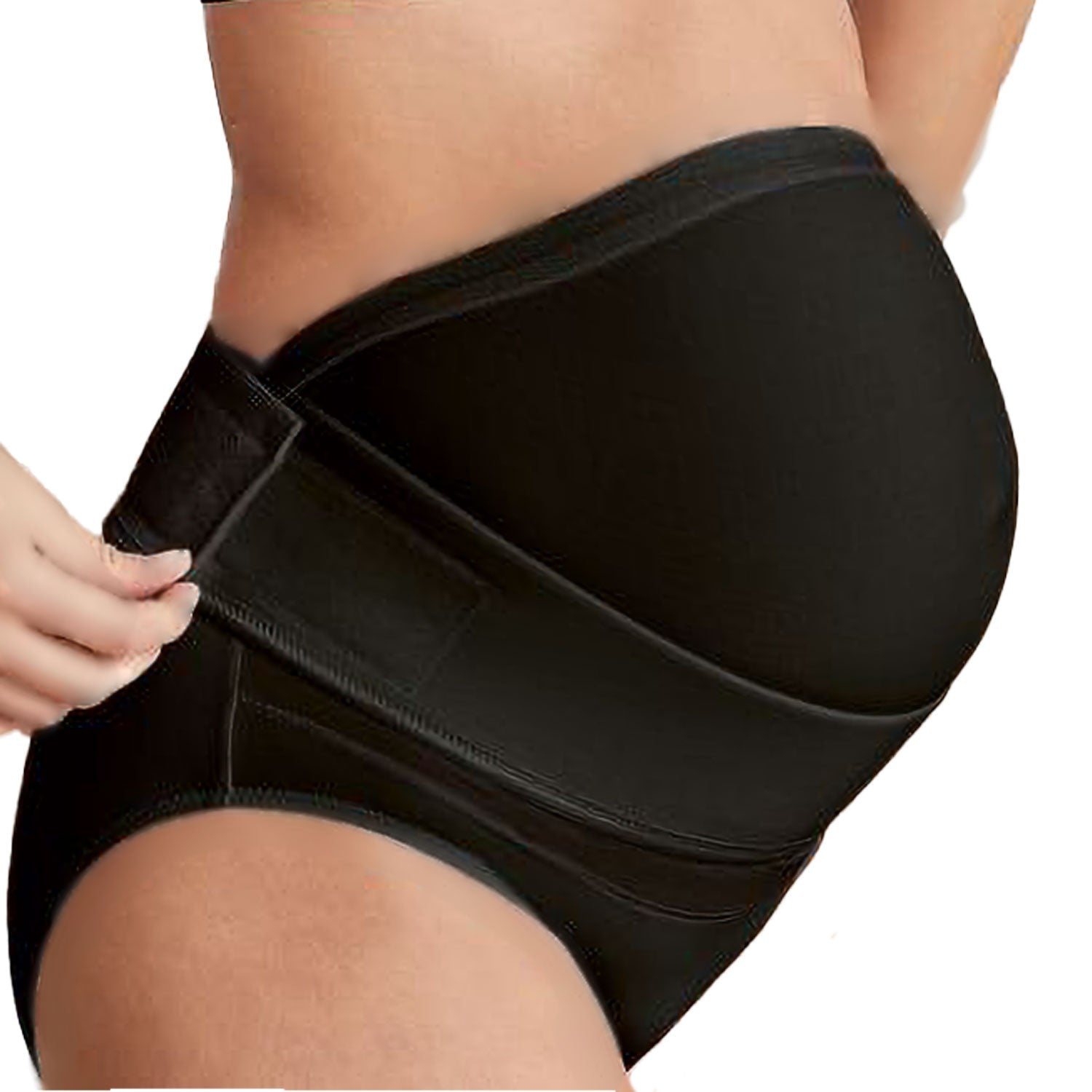 Mysanity - Fascia Gravidanza Con Pancia Nero