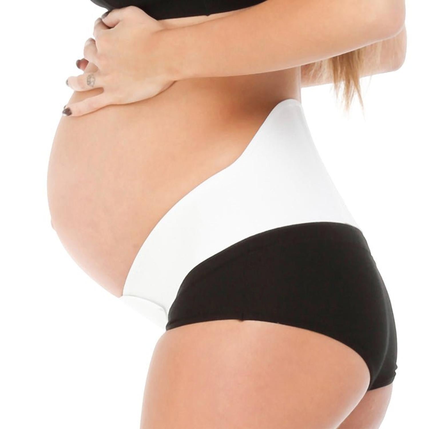 Mysanity - Fascia Gravidanza Con Sostegno Lombare Bianco