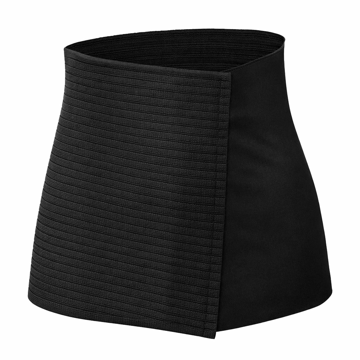 Mysanity - Fascia Post Parto Millerighe Traspirante Nero