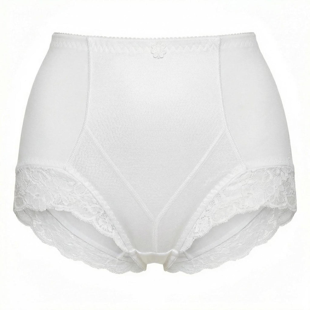 Mysanity - Guaina Post Parto Con Inserti In Pizzo Bianco