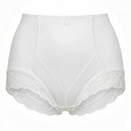 Mysanity - Guaina Post Parto Con Inserti In Pizzo Bianco