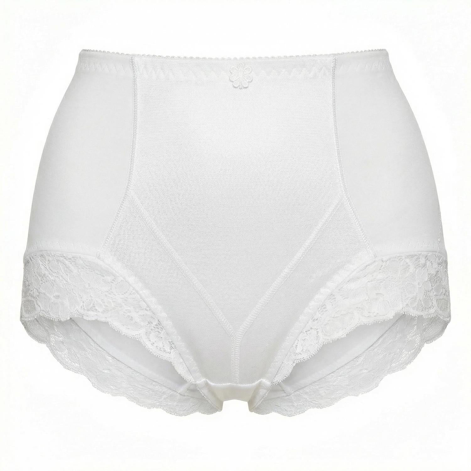 Mysanity - Guaina Post Parto Con Inserti In Pizzo Bianco