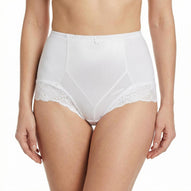 Mysanity - Guaina Post Parto Con Inserti In Pizzo Bianco